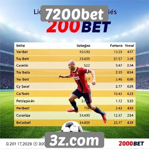 Estatísticas de participação em 7200bet